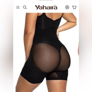 NWOT Yahaira Happy Butt No. 7 High waisted shorts double tummy layer, black
